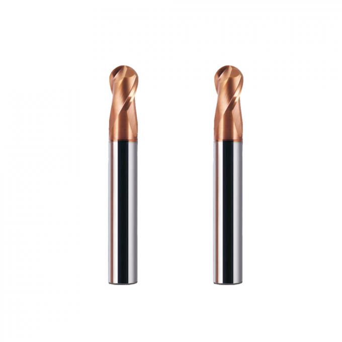 Wxsoon 30の螺線形の角度の炭化タングステンの球の鼻Endmill